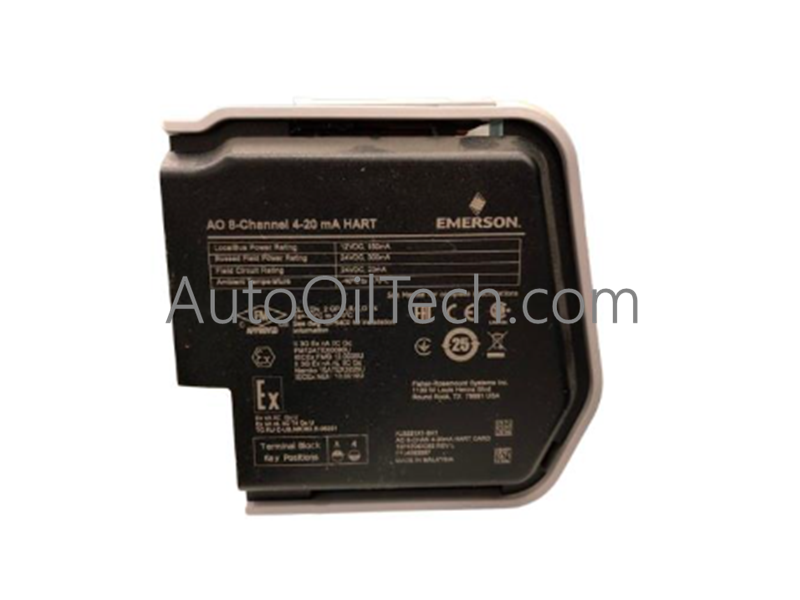 Módulo de salida analógica DeltaV Emerson KJ3002X1-BE1