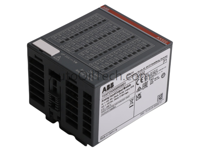Ax522 Module Analog ABB AX522 1SAP250000R0001 Analog Input/Output Module